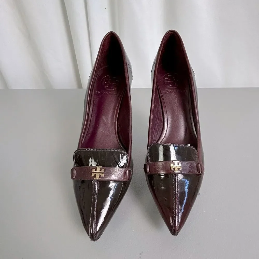 Tory Burch Women’s Burgundy heels Size 6M